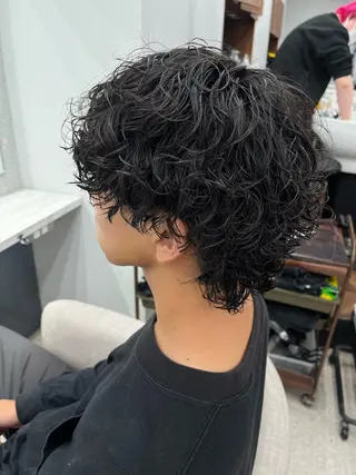 パーマ メンズ 🍐シャドウパーマ メンズ特化/守岡🍐のヘアスタイル