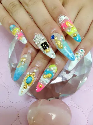 ネイル 🩵池袋heart nail🩵のネイルデザイン
