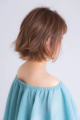 ミディアム カラー 髪質改善イノアカラー 富澤ショウタのヘアスタイル