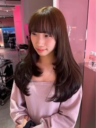 ロング ブリーチカラー /MAHIROのヘアスタイル