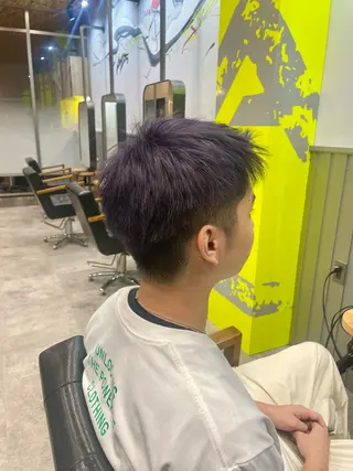 ショート カラー メンズ 飛澤 太陽のヘアスタイル