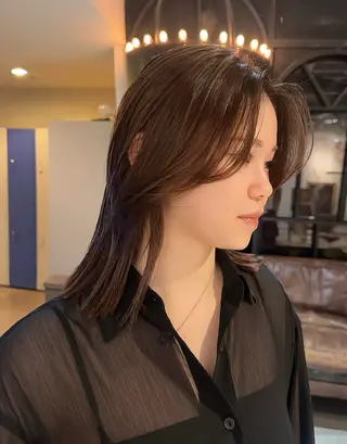 ミディアム NORA銀座 NATSUMIのヘアスタイル