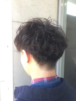 ショート ミディアム カラー パーマ メンズ SUNNY GRACEのヘアスタイル