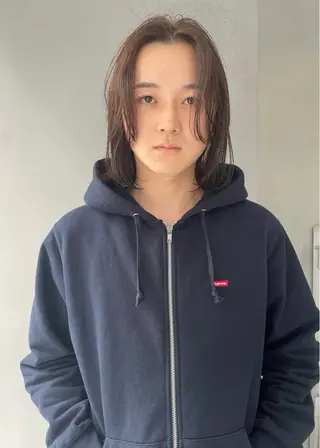 ミディアム メンズ 森田 博樹のヘアスタイル