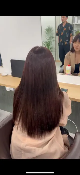 ロング カラー ヘアアレンジ ブリーチなし/レイヤ ー特化🌈Tommyのヘアスタイル