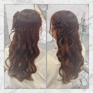 ロング ヘアアレンジ ヘアセット/着付け 𓇼 まつもと𓇼のその他イメージ