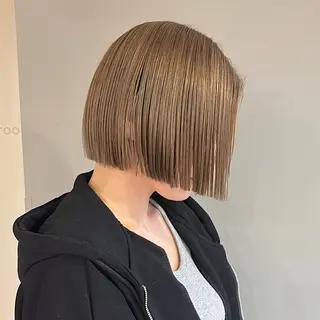 ショート カラー HAIR&MAKE.sia所属・心斎橋韓国ボブ 好原良真のヘアスタイル