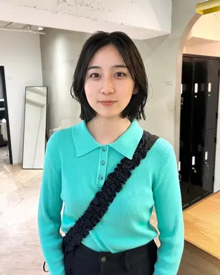ミディアム レイヤーカット‎🤍 /ともえ🤎🧸のヘアスタイル
