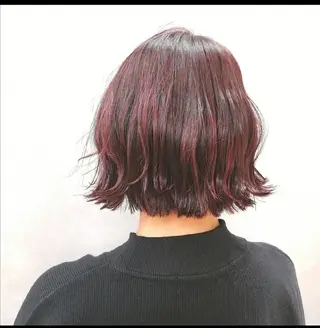 ミディアム カラー hase _のヘアスタイル