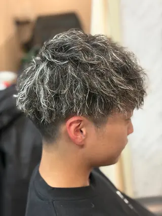 パーマ メンズ メンズ特化/パーマ/ フェードWATARUのヘアスタイル