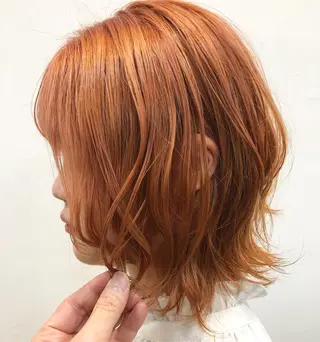ミディアム SHIKI hair&make所属・ナカウチ タクのヘアスタイル