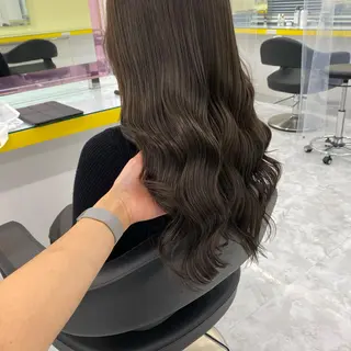 セミロング カラー ヘアアレンジ mai🍑暖色カラー /レイヤー💖のヘアスタイル