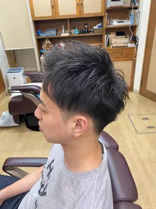 ショート メンズ 浅見 天翔のヘアスタイル