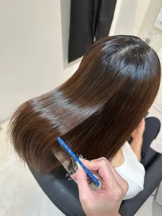 ミディアム Emuest心斎橋 SAKIのヘアスタイル