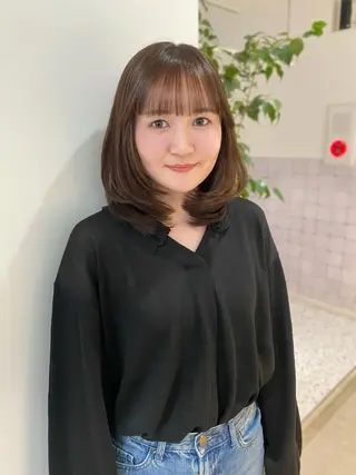 カラー RISAKO 艶髪モテヘア🎀府中のヘアスタイル