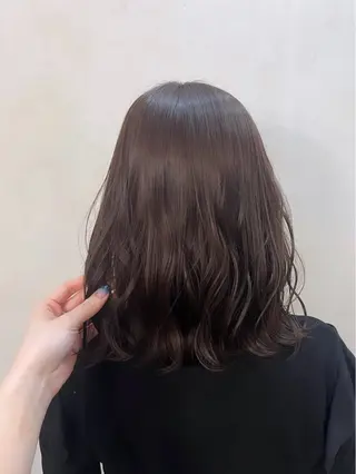 ミディアム カラー 杉田 涼のヘアスタイル