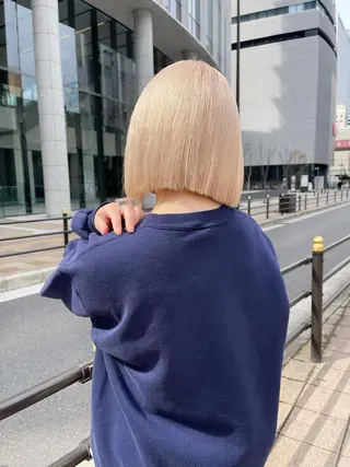 ショート 福山 晴香のヘアスタイル