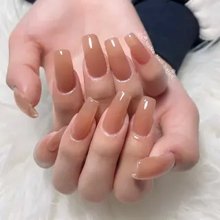 ネイル CC  NaNa ワンホンネイル🌙Nのネイルデザイン