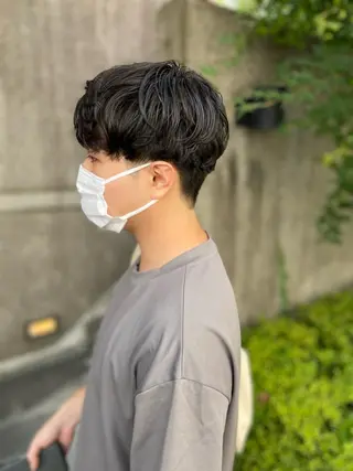 ショート カラー パーマ ヘアアレンジ メンズ CHIC share salon所属・ちこ .のヘアスタイル