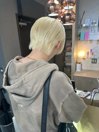 ショート カラー メンズ AYAKASA 暖色カラー/レイヤーのヘアスタイル