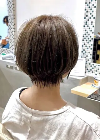 ショート カラー 髪質改善・ クロスパーマ◎倉澤のヘアスタイル