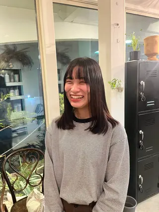 ミディアム 柴田 さくらのヘアスタイル