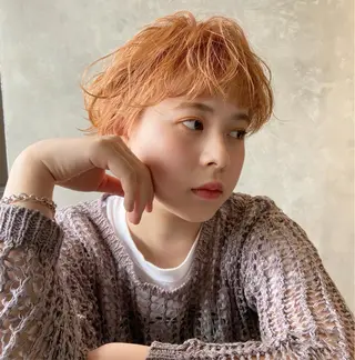 ショート カラー 朝倉 啓太のヘアスタイル