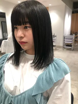 ミディアム カラー センスをお届けします 大谷将生infpのヘアスタイル