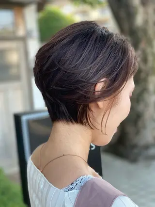 ショート ラピスキーズ 寺本のヘアスタイル