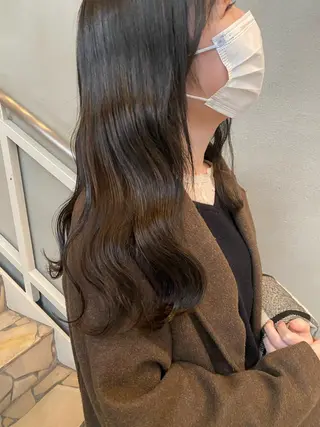 ロング 艶カラー 宮﨑 蒼のヘアスタイル