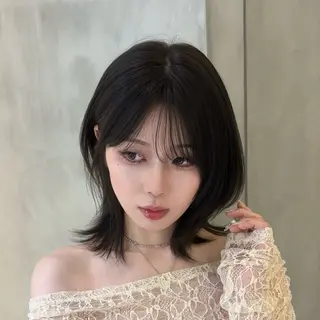 ミディアム カラー ウメダナオヤ/ くびれヘア✨のヘアスタイル