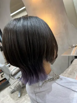 ショート 艶カラー💎 髪質改善🎈アトワのヘアスタイル