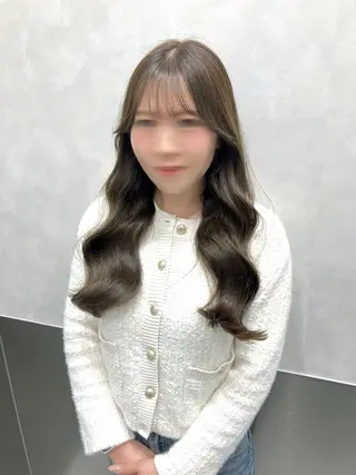 ロング カラー 💖ブリーチなし透明 感💖ASAHIのヘアスタイル