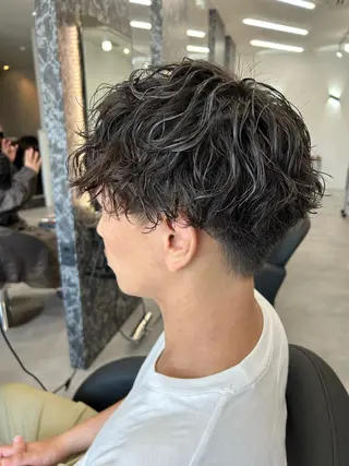 パーマ メンズ 土屋 竣奨のヘアスタイル
