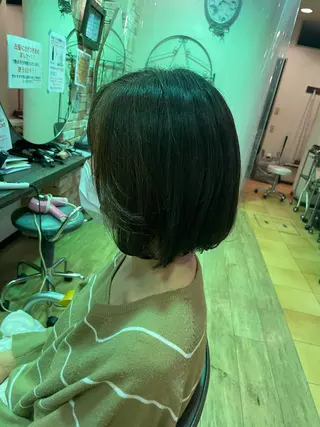ミディアム hair make echo滿木あい花のヘアスタイル