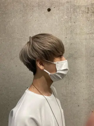ショート カラー メンズ はまべ です☆のヘアスタイル