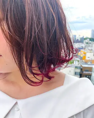 ショート カラー ヘアアレンジ 【池袋/スパイキー ショート】ⓝⓘⓜⓤのヘアスタイル