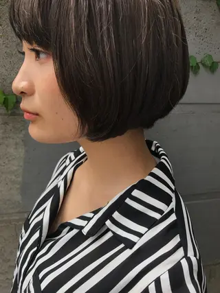 ショート カラー 骨格診断🍃ショート /ショートボブ✨岡元のヘアスタイル