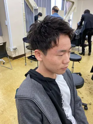 メンズ メンズヘア特化 パーマ 縮毛矯正🔷のヘアスタイル