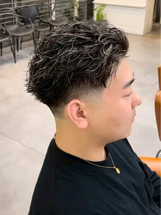 メンズ 京都駅メンズサロン マッシュのヘアスタイル