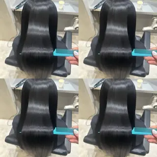ロング カラー レイヤー×ブリーチ ×エクステ💫ひかるのヘアスタイル