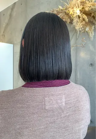 ミディアム 山田 梨乃のヘアスタイル