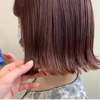 ミディアム カラー 🫧透明感カラー🫧 古川穂果のヘアスタイル