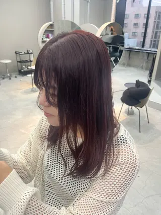 セミロング kurune fuyuのヘアスタイル