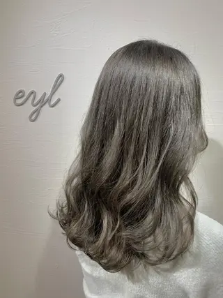 セミロング カラー 💎赤み消しカラー 特化型デザイナー💎のヘアスタイル