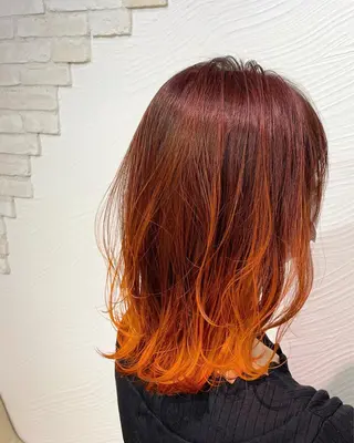 ミディアム カラー ハイトーン/骨格矯正 カット/HARU✂️のヘアスタイル