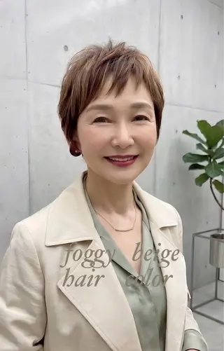 ショート カラー M.SLASH 辻 孝志のヘアスタイル