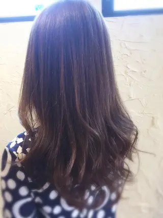 セミロング カラー 🌈20年目突入🎉 山口のヘアスタイル