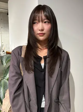 ロング sliver マツイ　レンのヘアスタイル