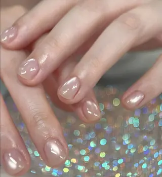 ネイル By moonネイル 🌷ワンホン/韓国風のネイルデザイン